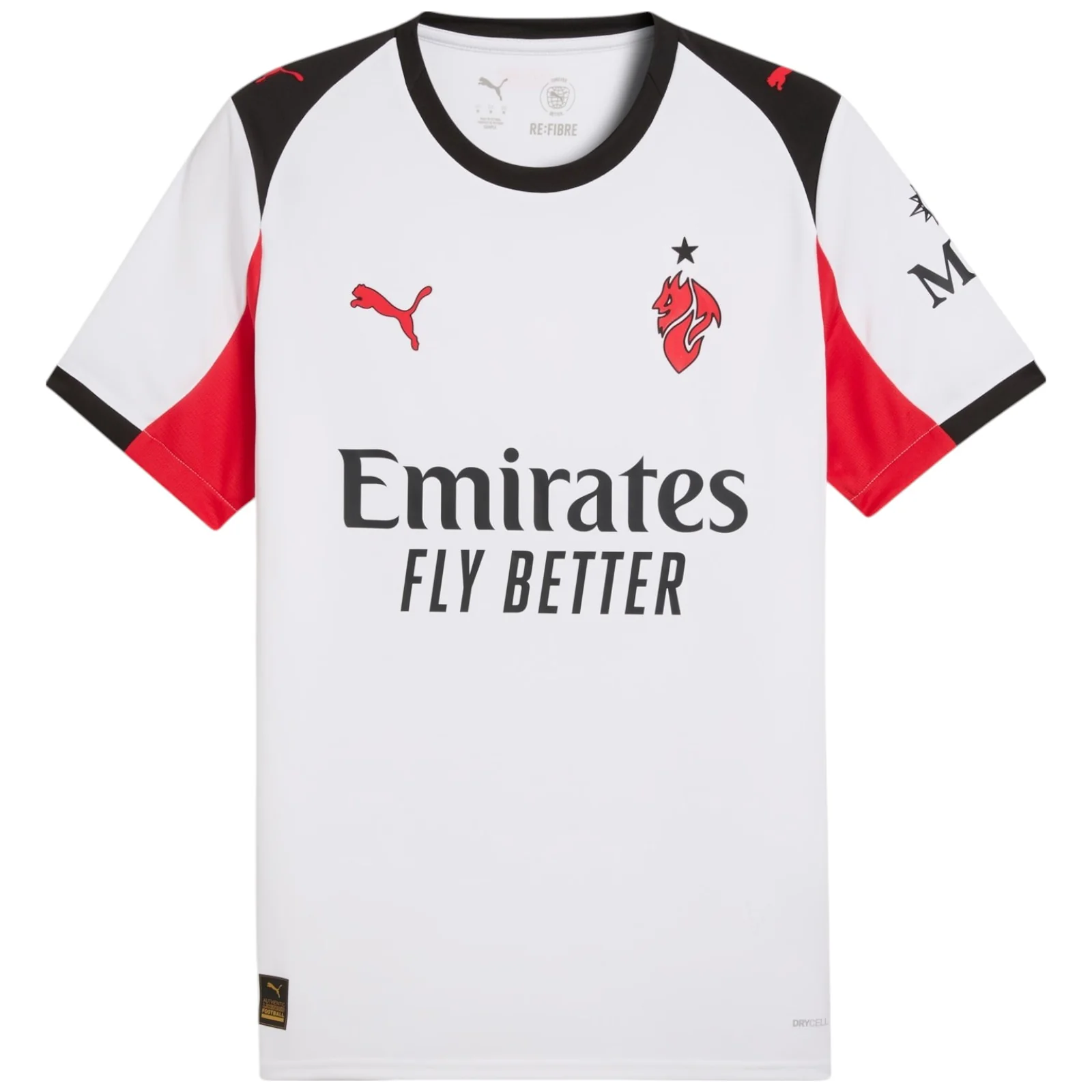 Puma AC Milan Football 2025/26 Adults SS Away Jersey
