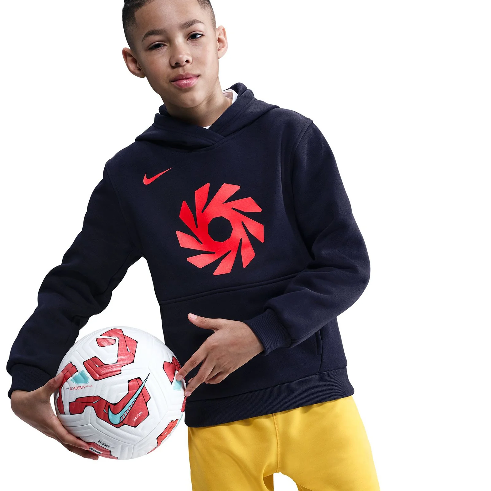 Nike Erling Haaland Club Fleece Kids Soccer Hoodie