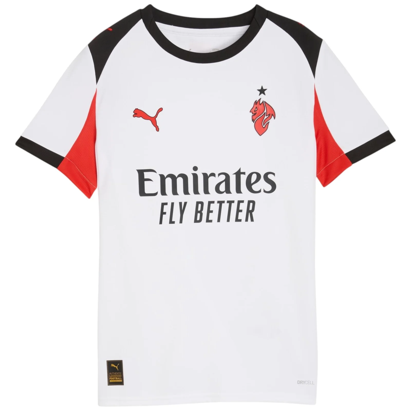 Puma AC Milan Football 2025/26 Kids SS Away Jersey