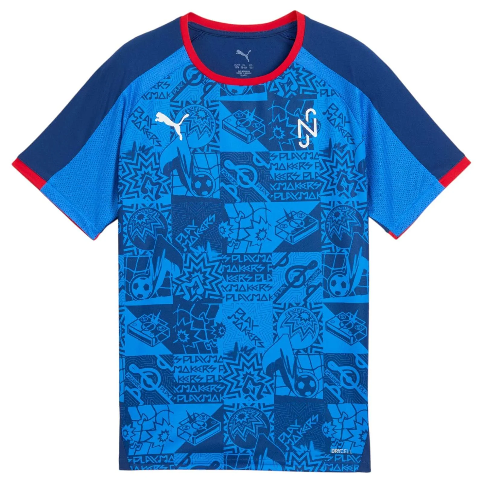 Puma Neymar Jr Playmaker Kids Short Sleeved Football Jersey