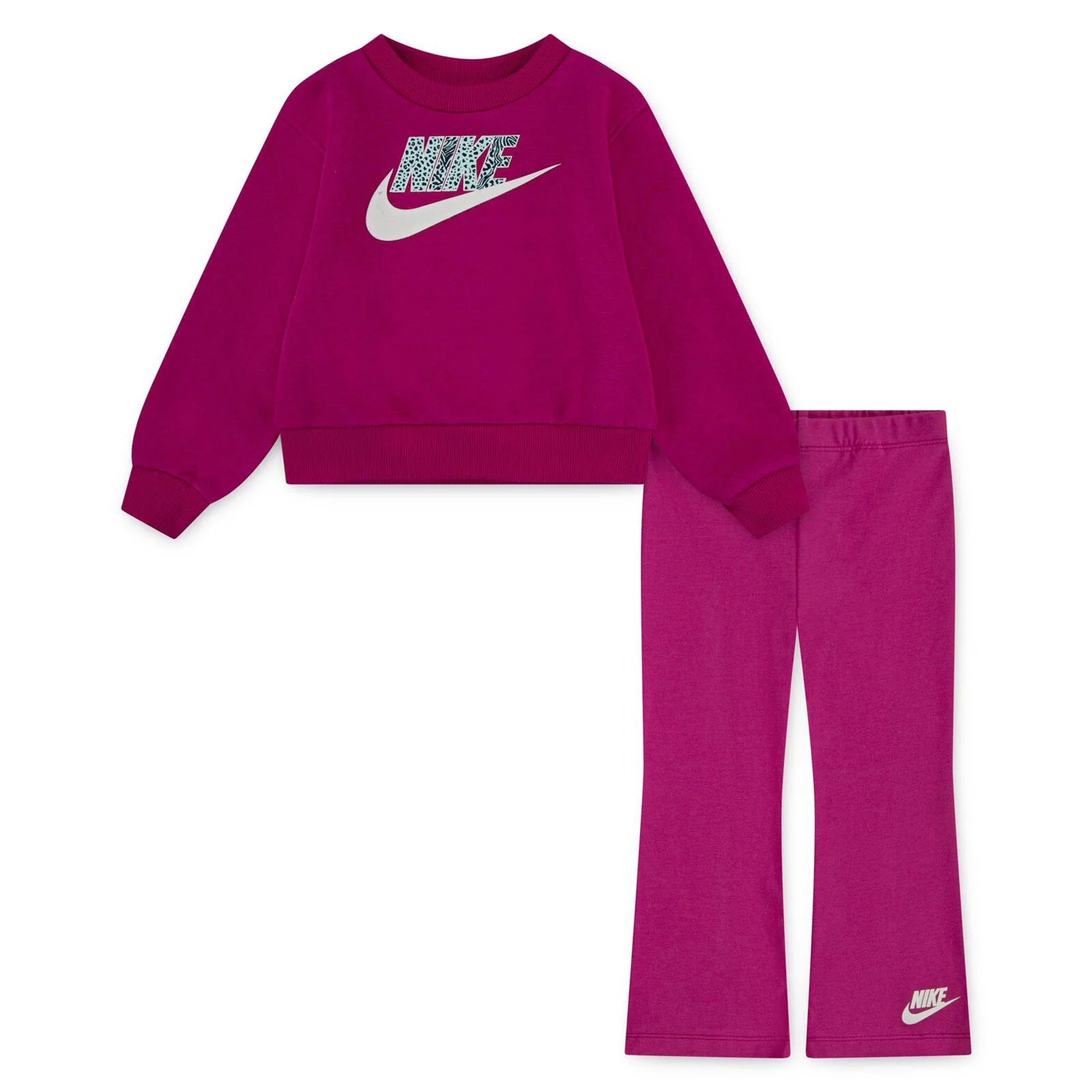 Nike Jr Girls WILD W Logo Legging S Pnk