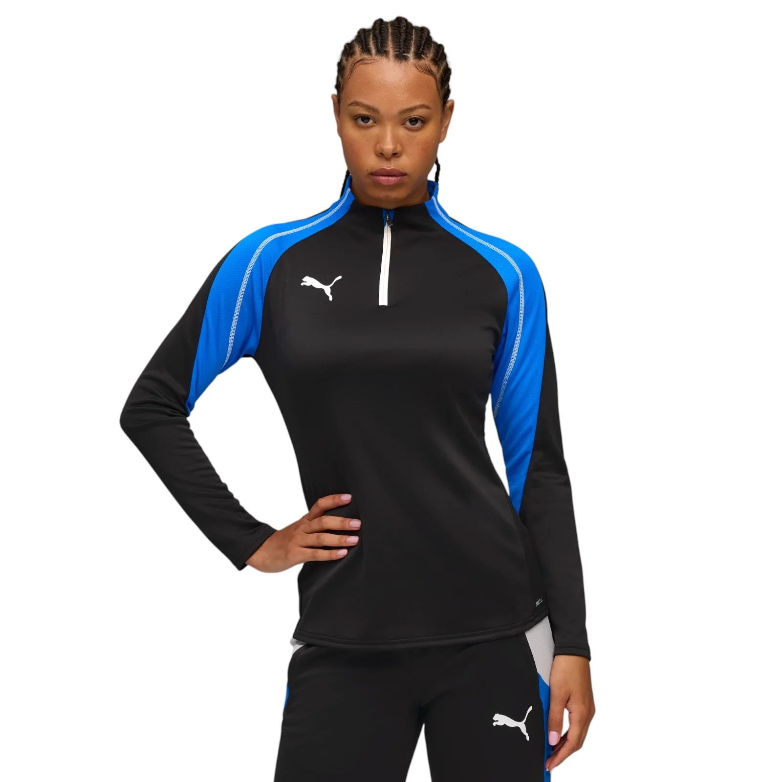 Puma IndividualBLAZE Womens Quarter-Zip Football Top