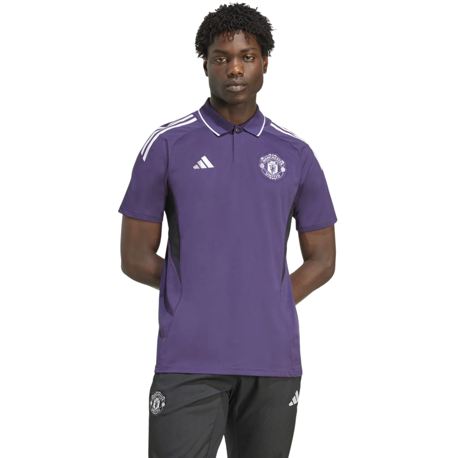 adidas Manchester United Football 2025/26 Adults Polo Shirt