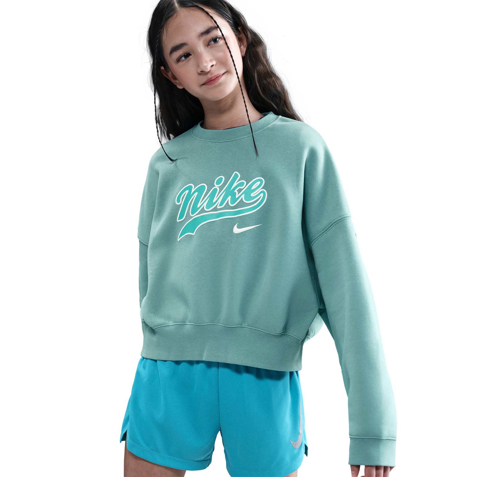 11951-nike-sportswear-kids-cropped-fleece-sweatshirt-1.jpg Nike Sportswear Kids Cropped Fleece Sweatshirt