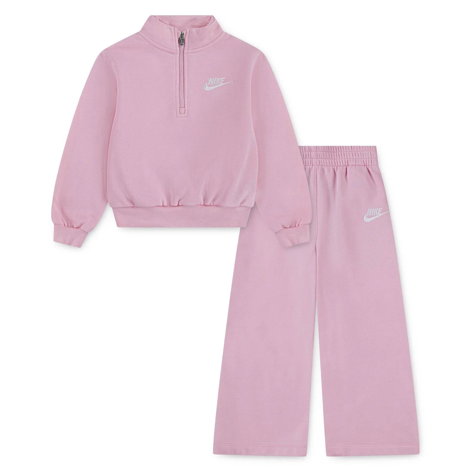 Nike Jr Girls WD Leg CLUB Fleece SET Pnk