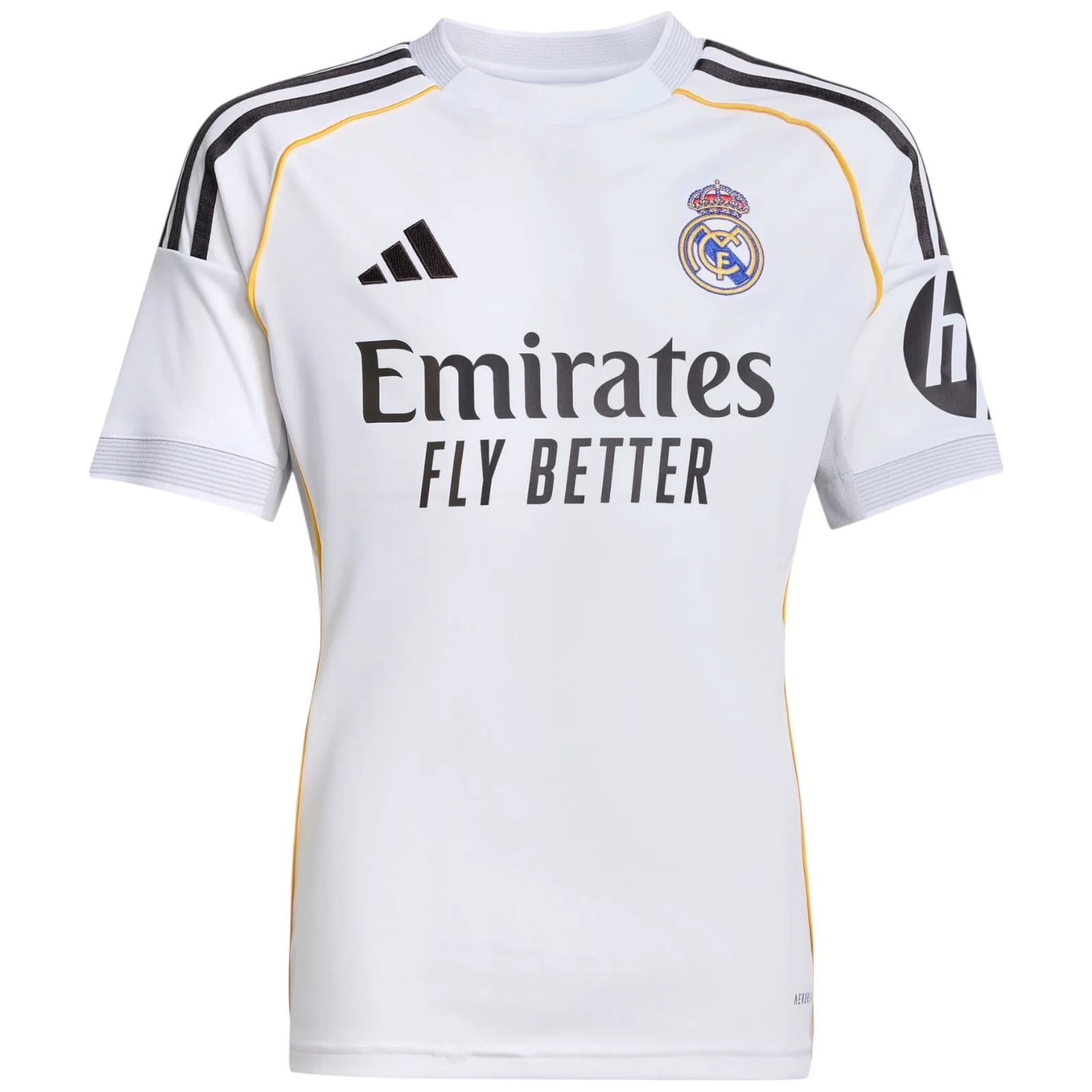 adidas Real Madrid Football 2025/26 Kids SS Home Jersey