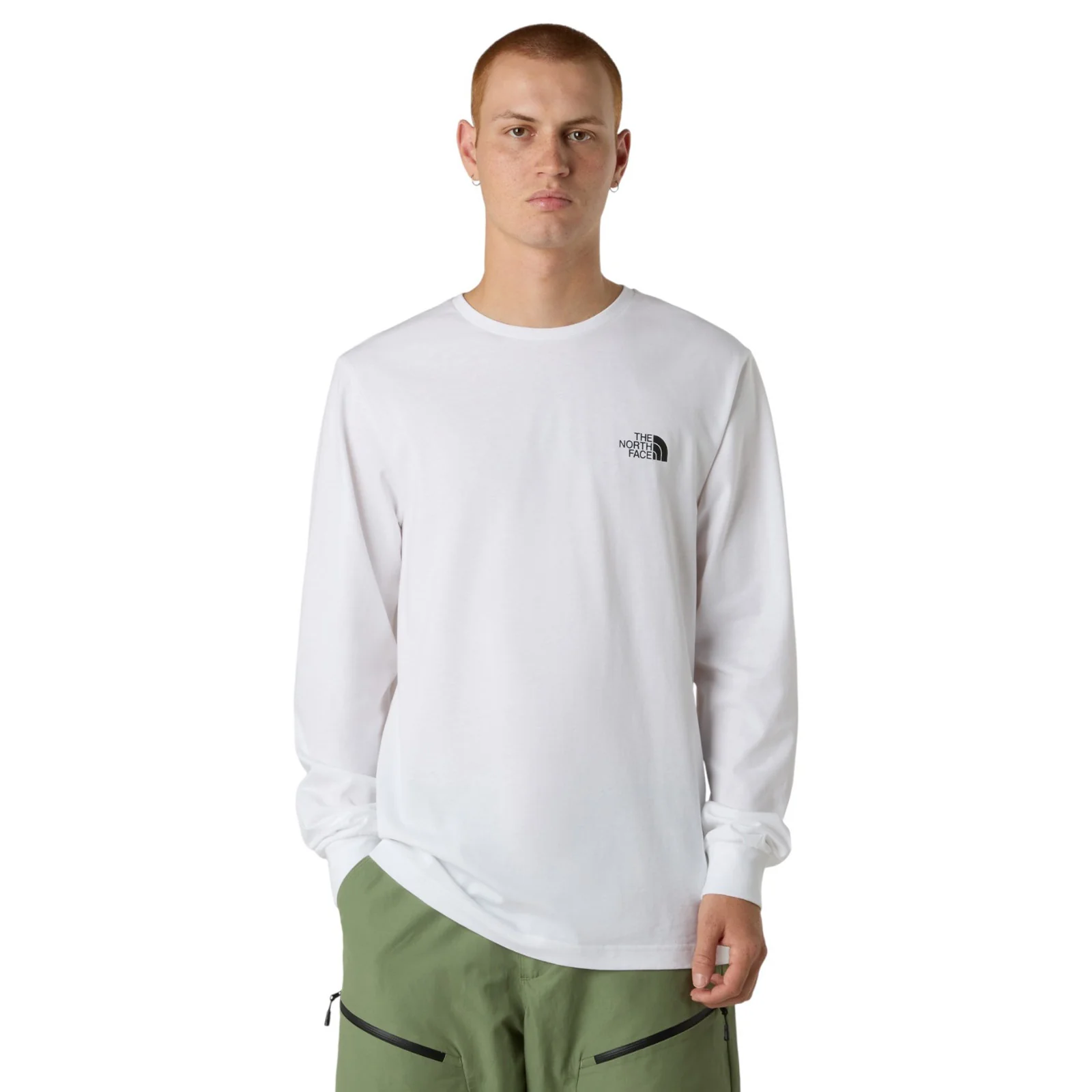 The North Face BOX NSE Logo Mens Long-Sleeve Tee
