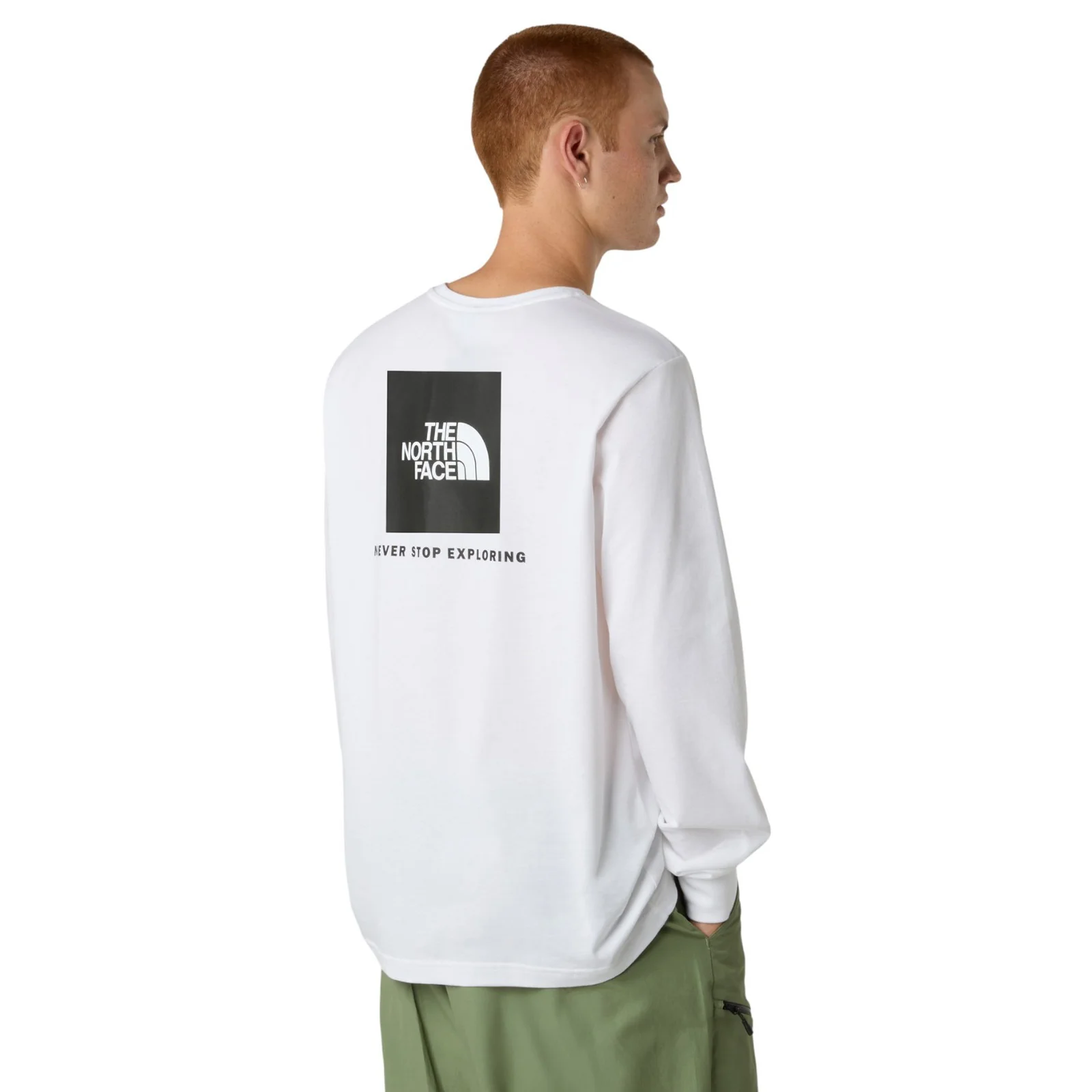 The North Face BOX NSE Logo Mens Long-Sleeve Tee