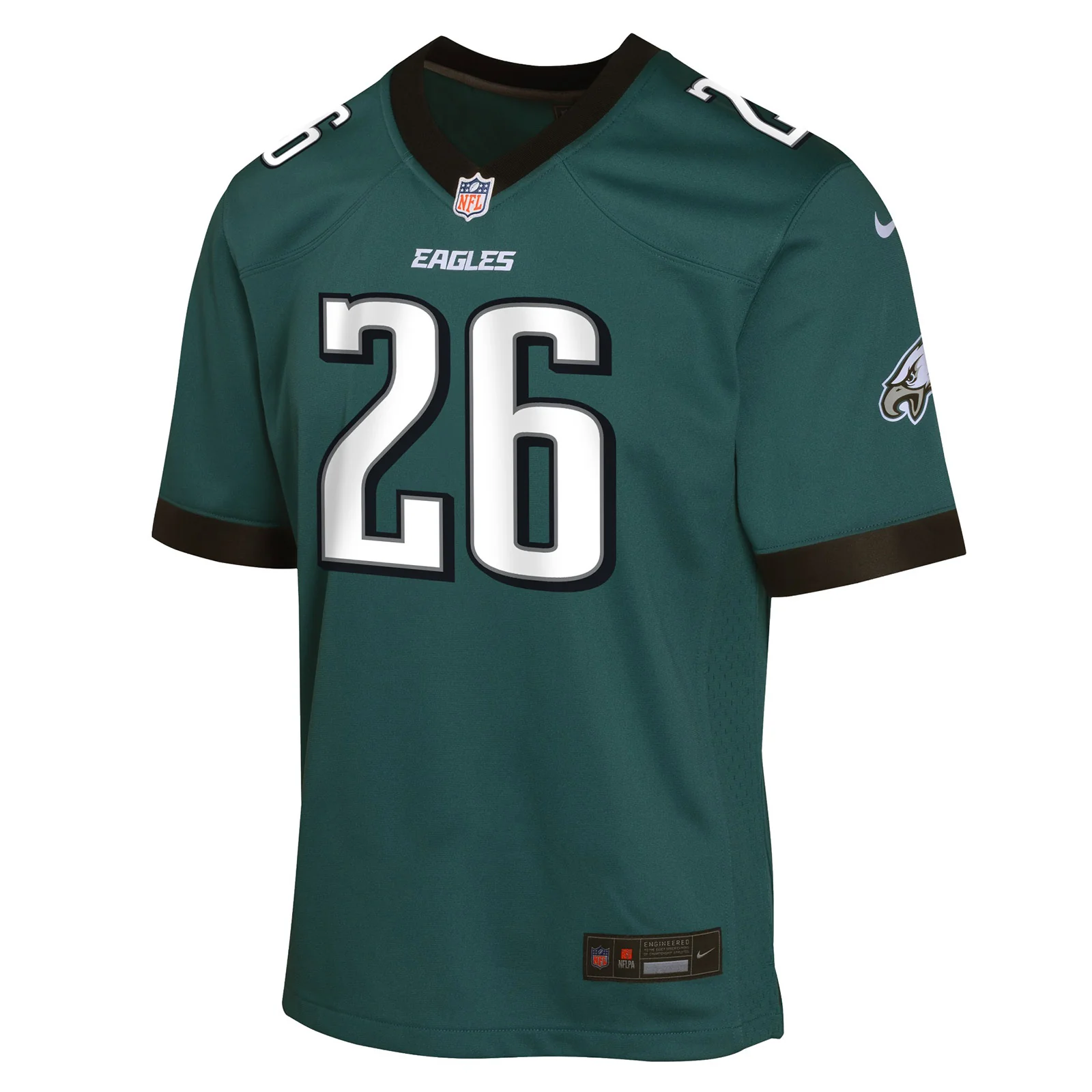 Nike Eagles Barkley 26 Kids Game Jersey
