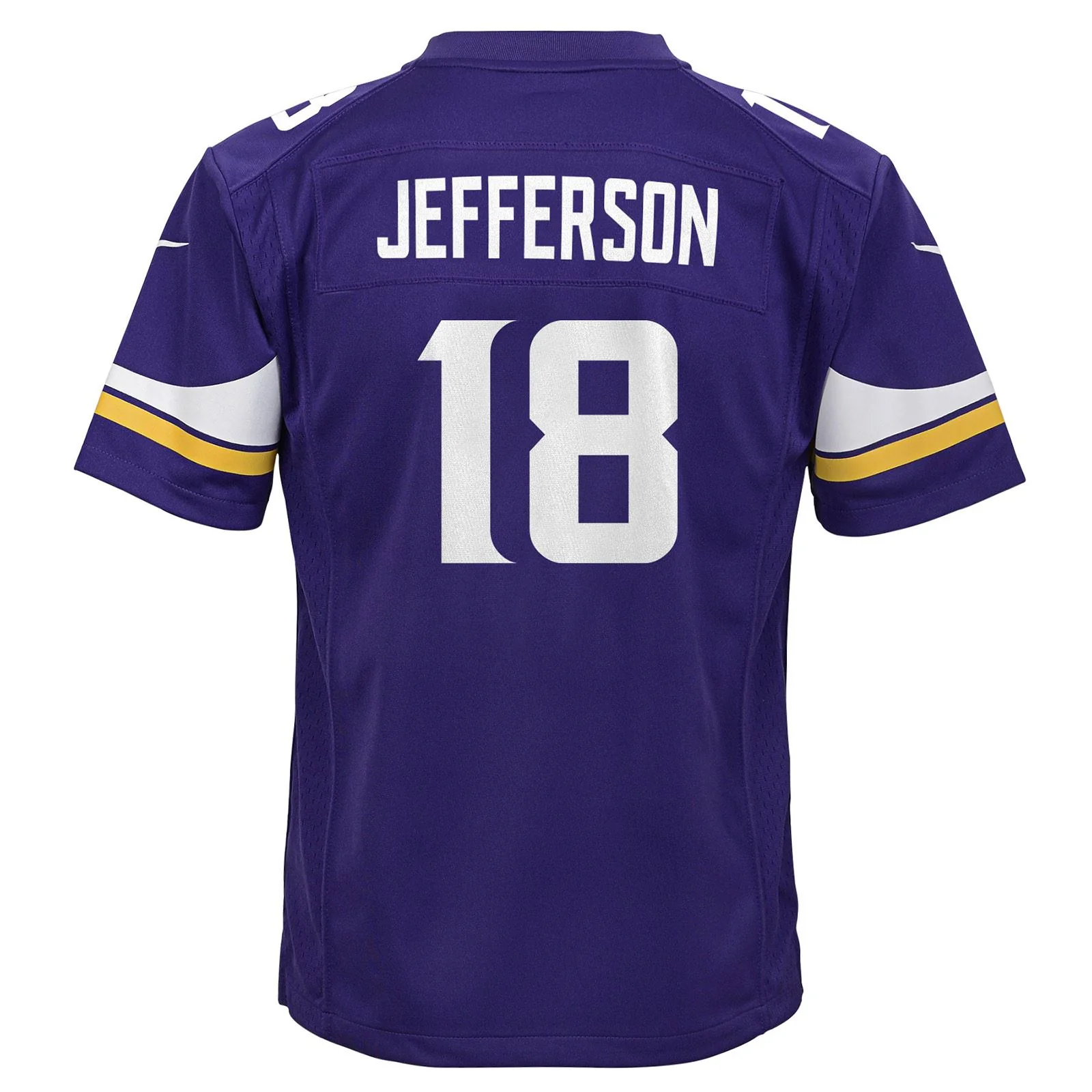 Nike Vikings Jefferson 18 Kids Game Jersey