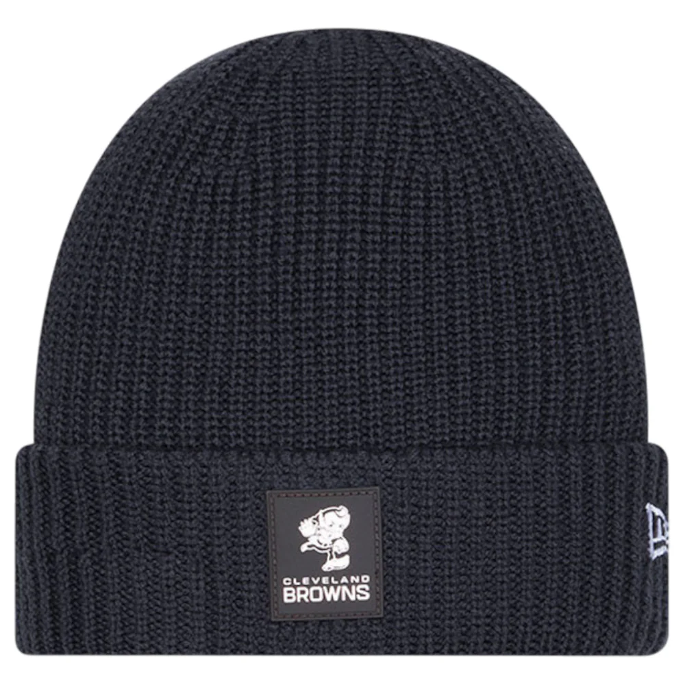 New Era NFL 25 Browns Beanie Hat Black