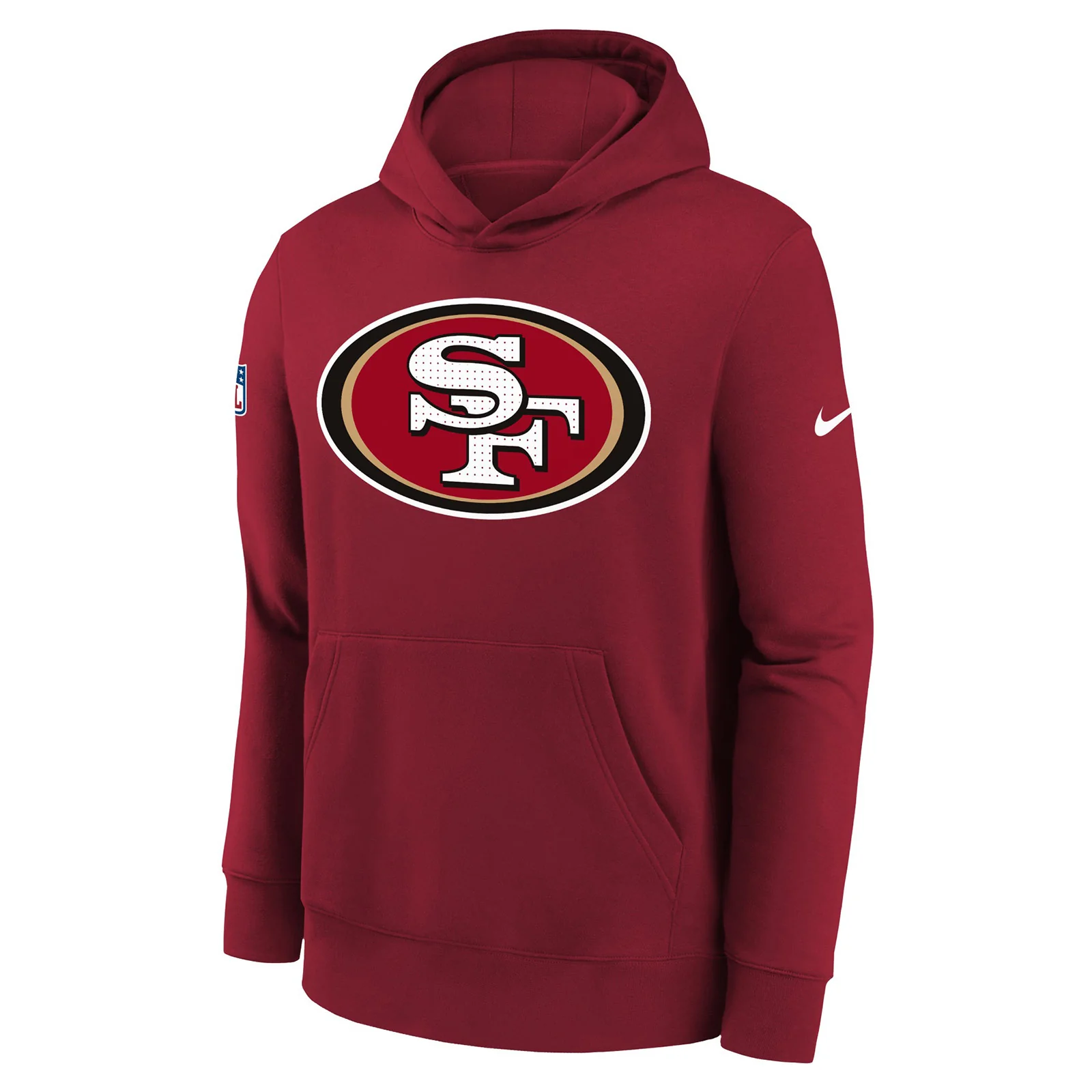 14447-nike-49ers-fleece-kids-hoodie-red-1.webp Nike 49ers Fleece Kids Hoodie - Red