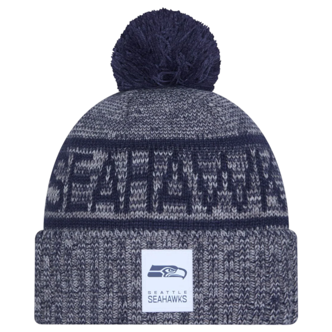 New Era NFL 25 Seahawks Bobble Hat Navy