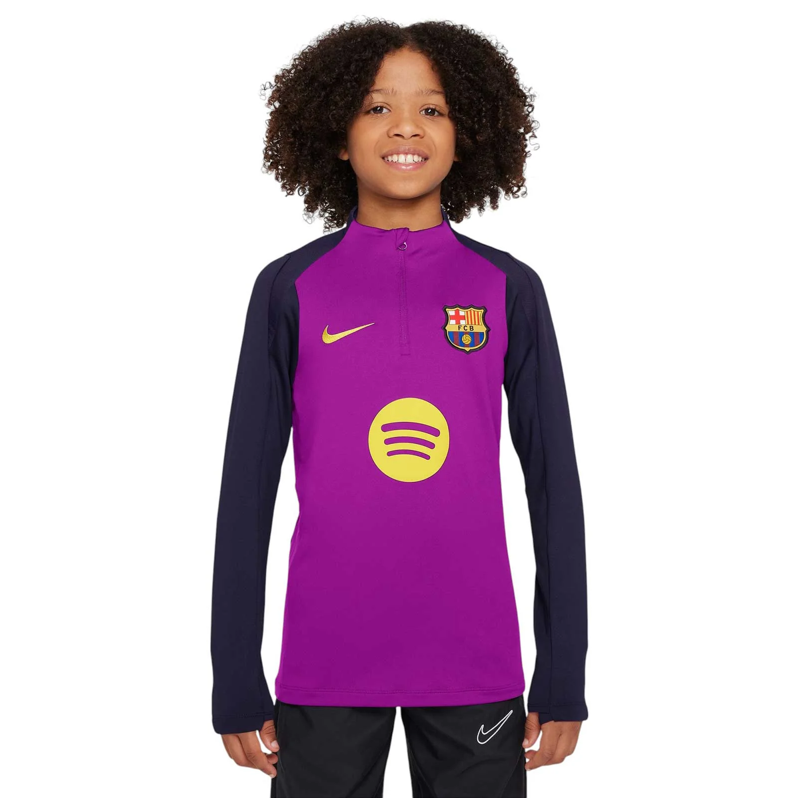 Nike FC Barcelona Strike Kids Dri-FIT Soccer Drill Top