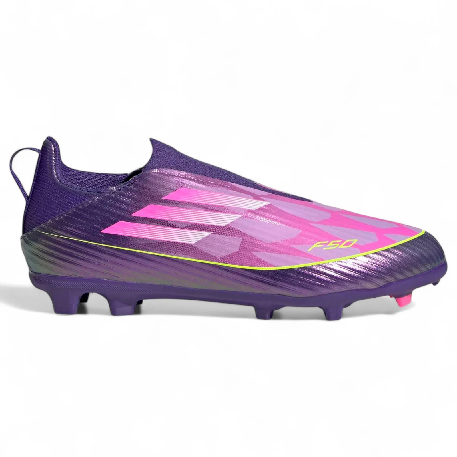 1486-adidas-f50-league-laceless-kids-firm-ground-football-boots-1.webp adidas F50 League Laceless Kids Firm Ground Football Boots
