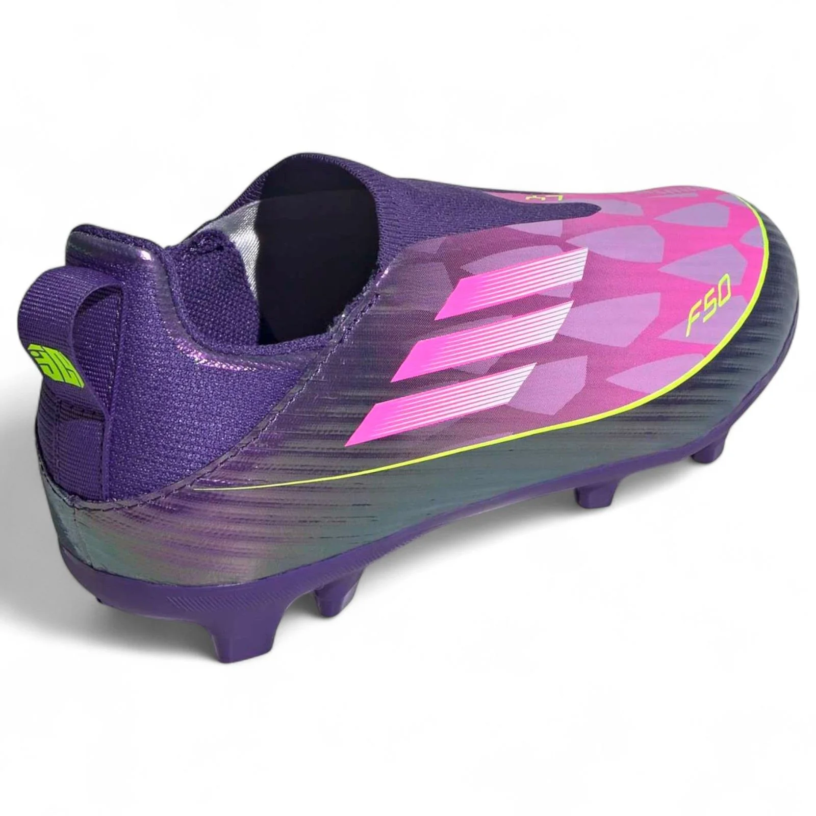 1486-adidas-f50-league-laceless-kids-firm-ground-football-boots-8.webp adidas F50 League Laceless Kids Firm Ground Football Boots