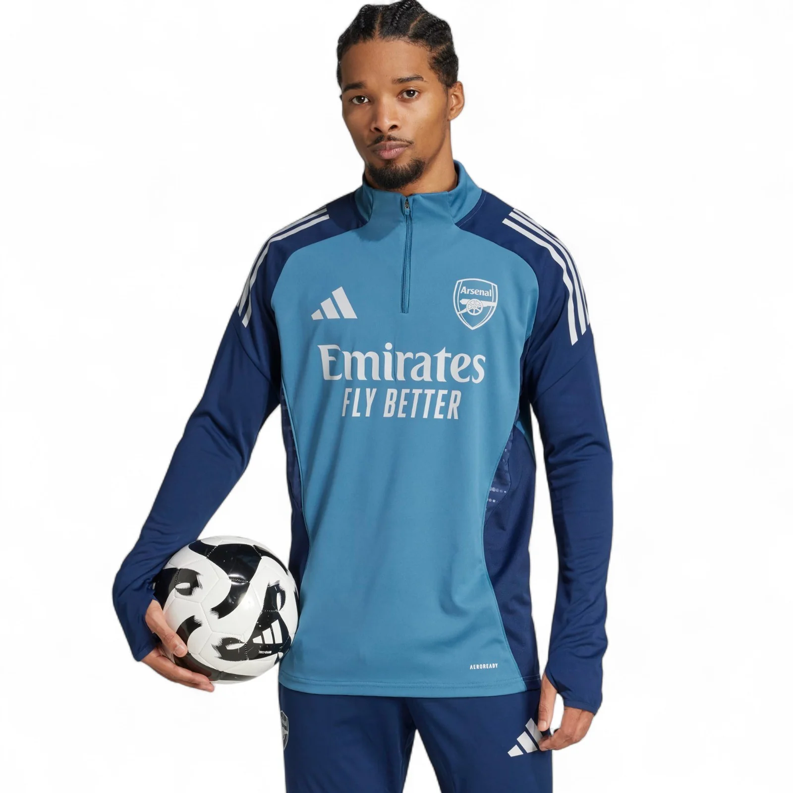 adidas Arsenal Football 2025/26 Adults Half-Zip Training Top