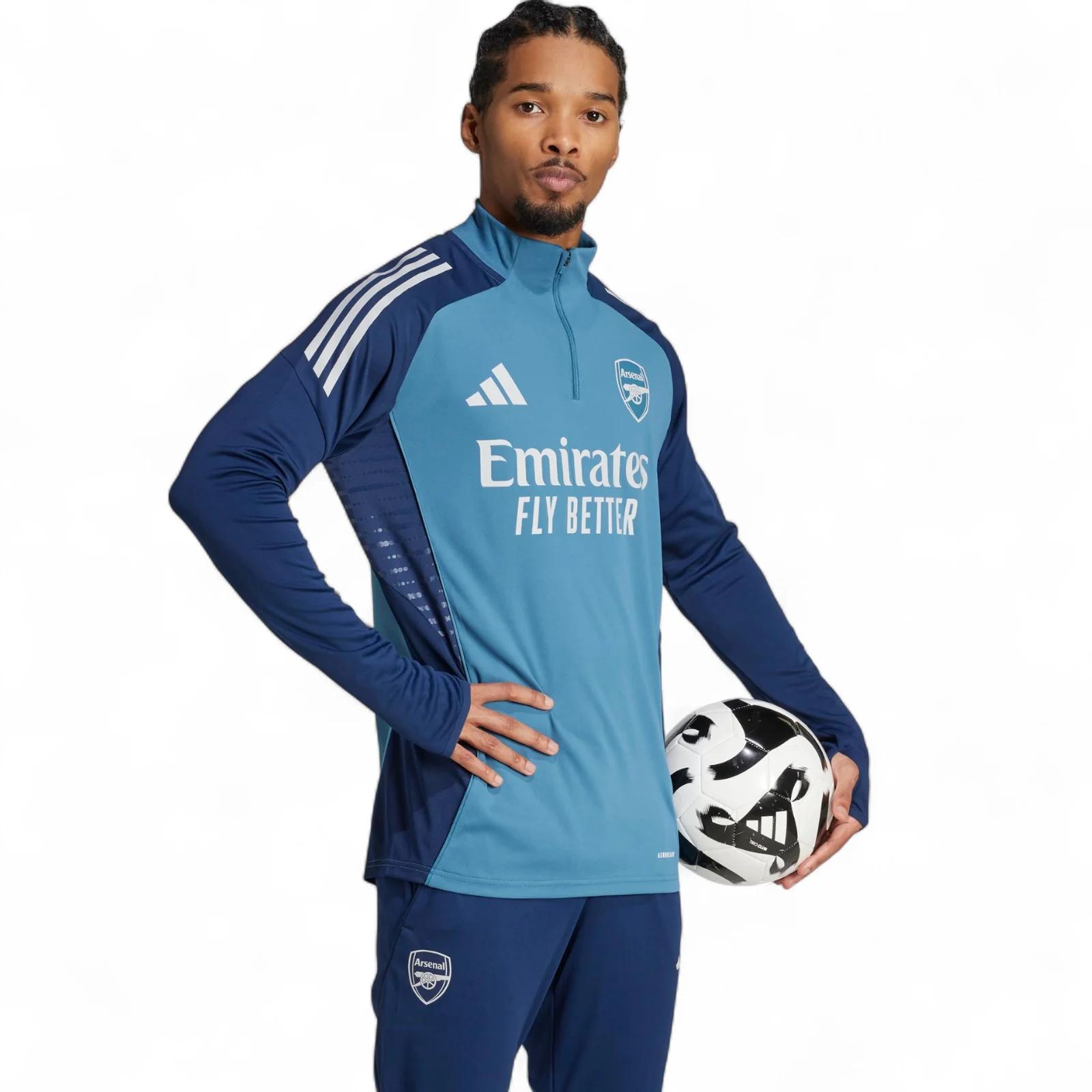 1541-adidas-arsenal-football-2025-26-adults-half-zip-training-top-3.webp adidas Arsenal Football 2025/26 Adults Half-Zip Training Top