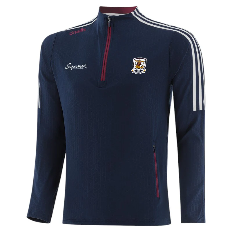 O'Neills Galway GAA Hydra Kids Half Zip Top