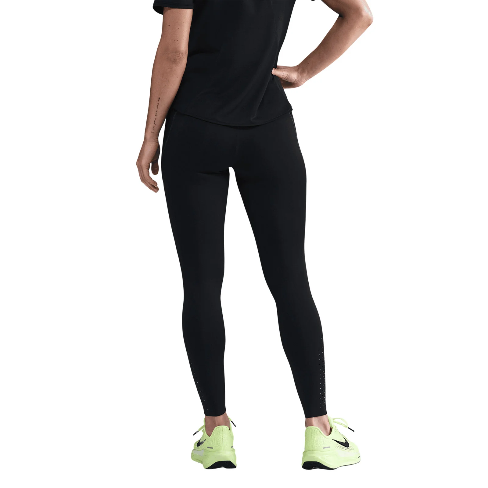 Nike Swift Womens High-Waisted 7/8 Running Leggings with Reflective Accents