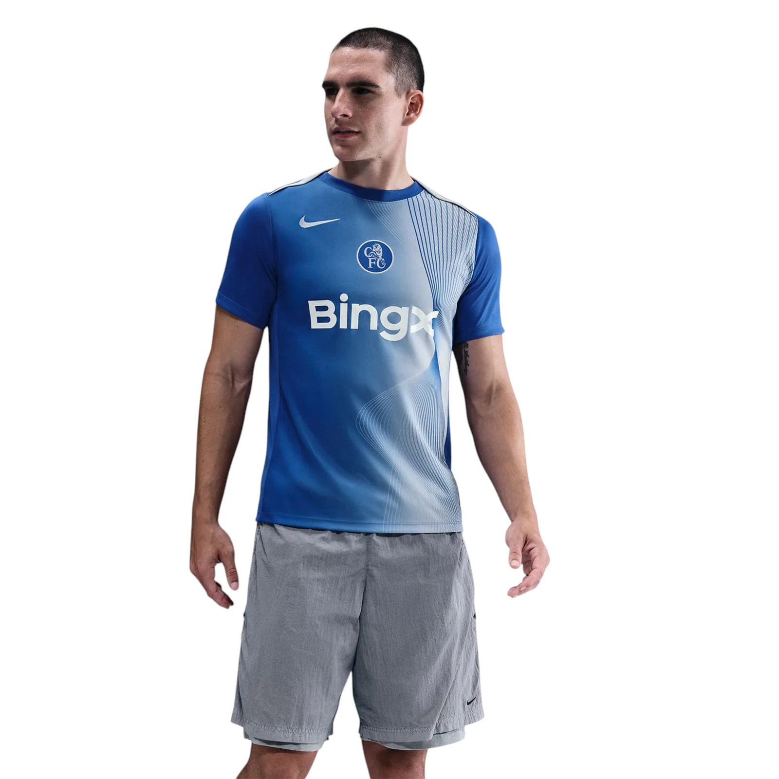 Nike Chelsea FC Academy Pro Third Mens Dri-FIT Total 90 Soccer Pre-Match Jersey