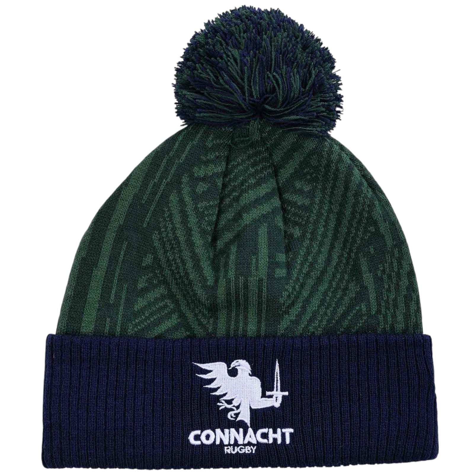 Macron Connacht Rugby 2025/26 Adults Pom-Pom Beanie Hat