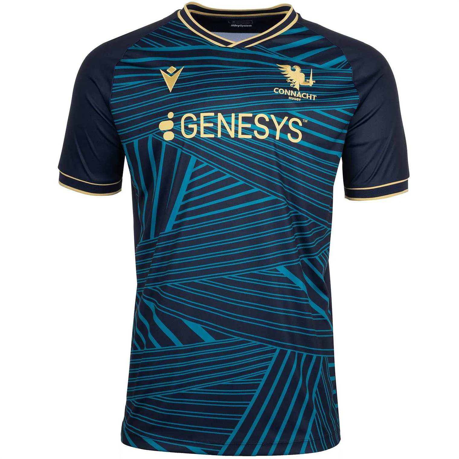 Macron Connacht Rugby 2025/26 Mens Warm Up SS Jersey