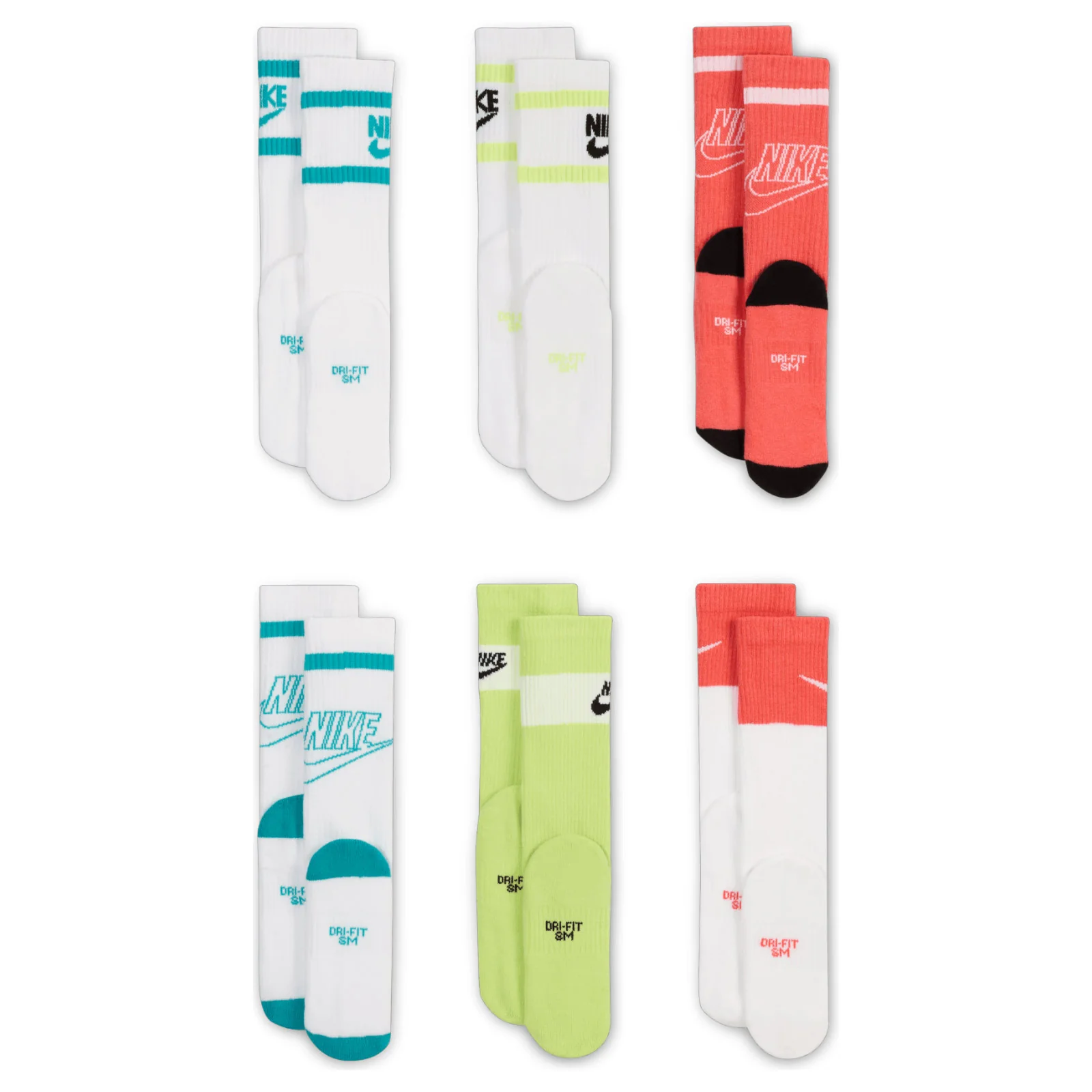 17133-nike-everyday-kids-cushioned-crew-socks-6-pairs--3.webp Nike Everyday Kids Cushioned Crew Socks (6 Pairs)