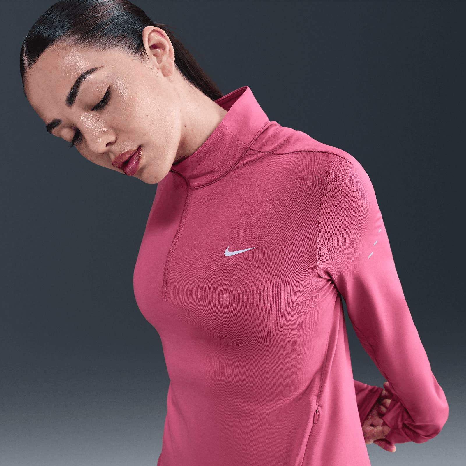 17285-nike-swift-womens-dri-fit-uv-half-zip-running-top-4.jpg Nike Swift Womens Dri-FIT UV Half Zip Running Top