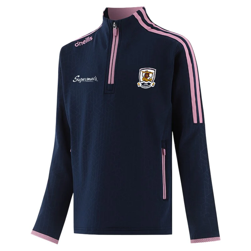 O'Neills Galway GAA Hydra Girls Half Zip Top