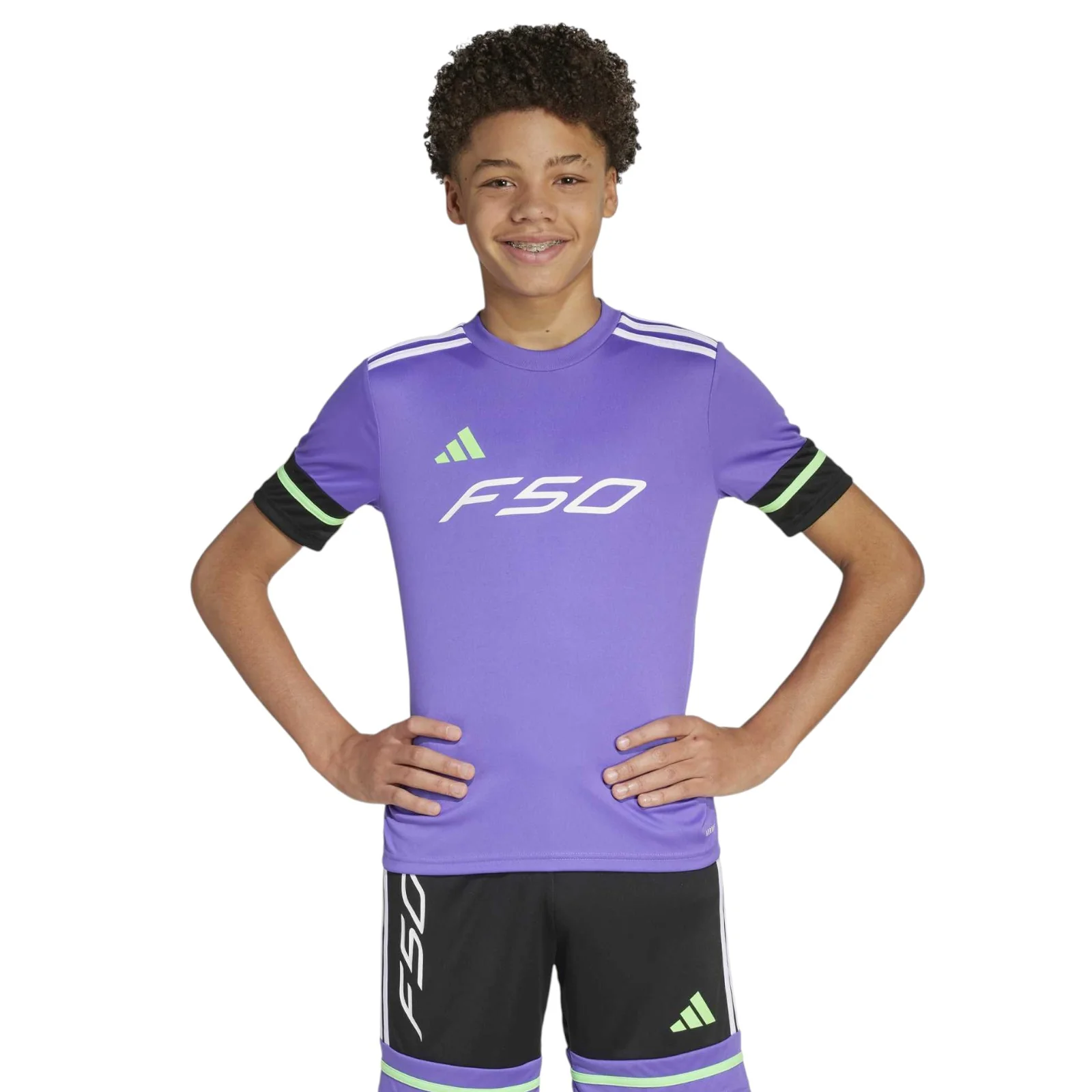 adidas F50 Short Sleeve Kids Jersey