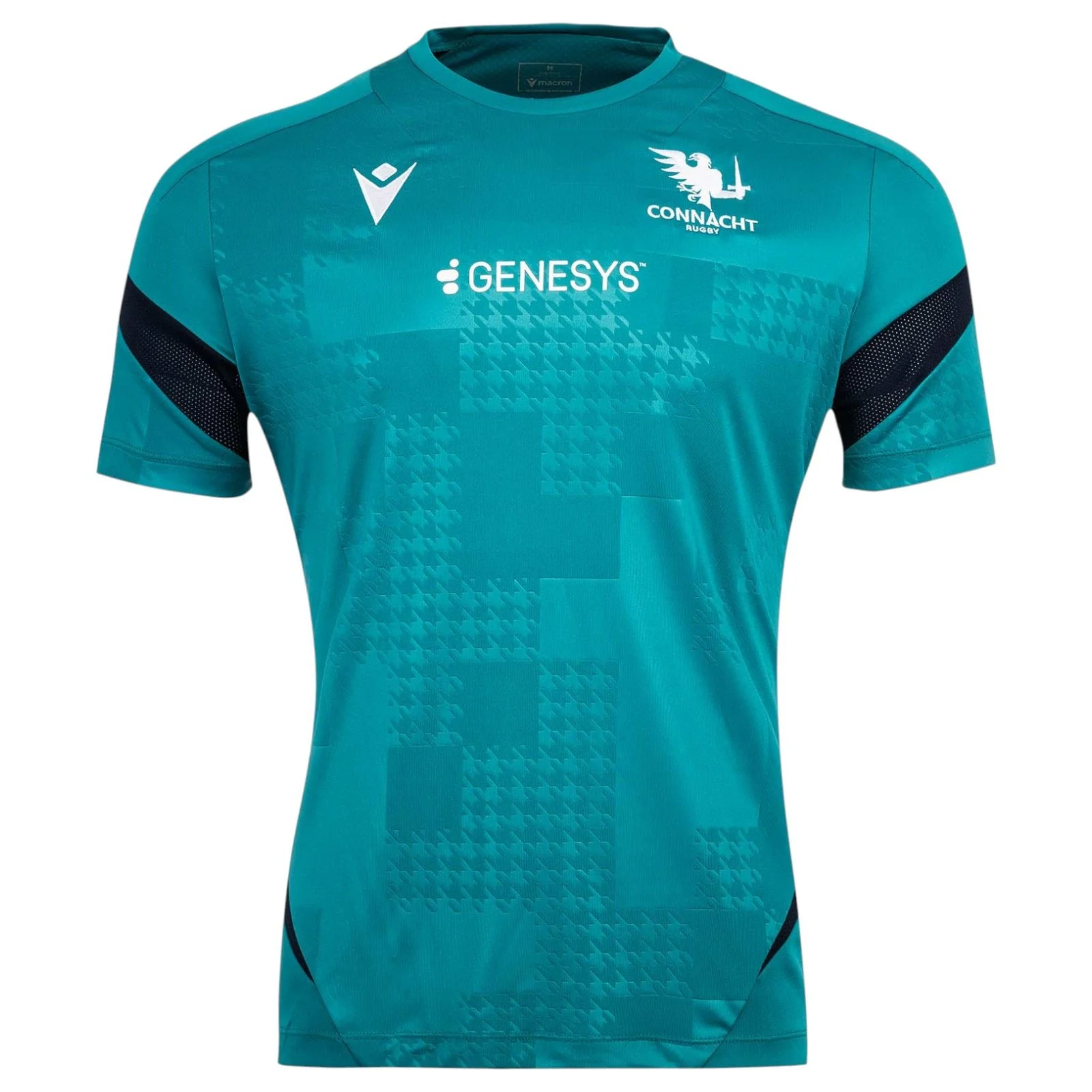 Macron Connacht Rugby 2025/26 Kids Short Sleeved Training T-Shirt