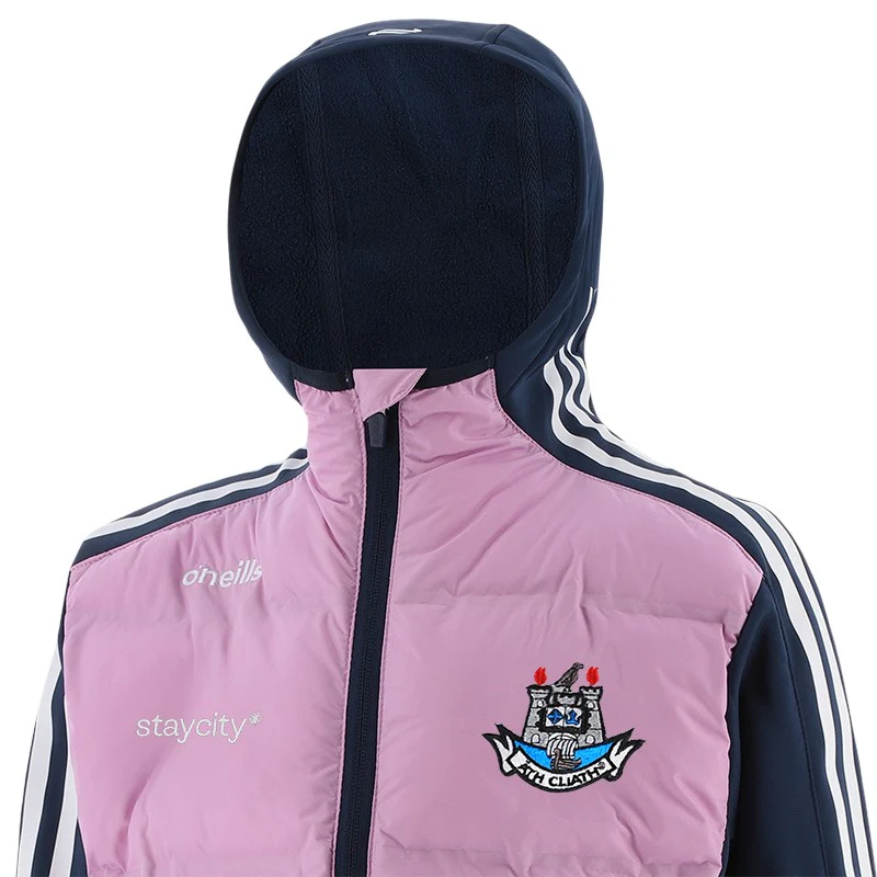 O'Neills Dublin GAA Hydra Girls Hooded Padded Jacket