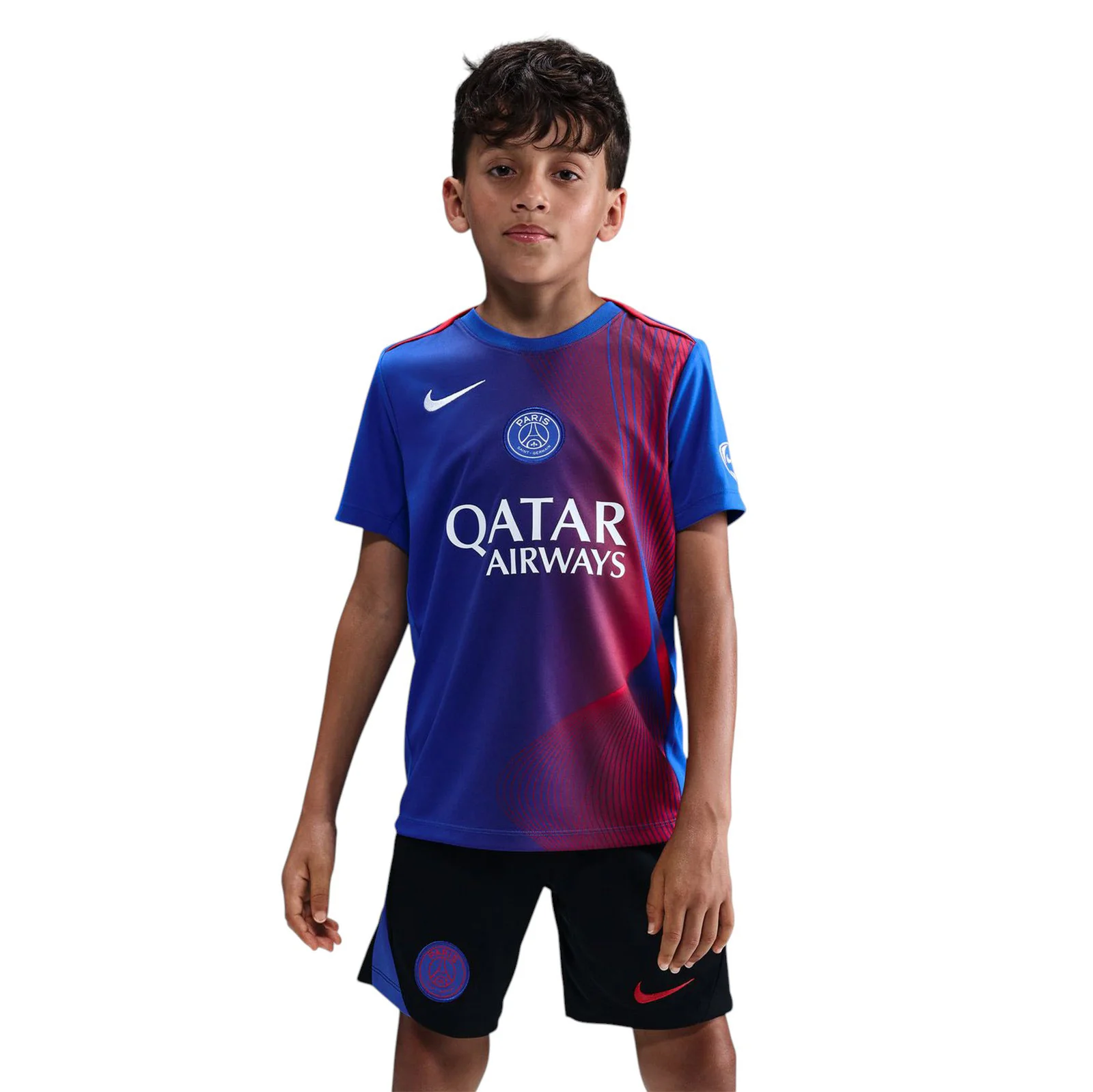 Nike Paris Saint-Germain Academy Pro Third Kids Dri-FIT Soccer Pre-Match Top