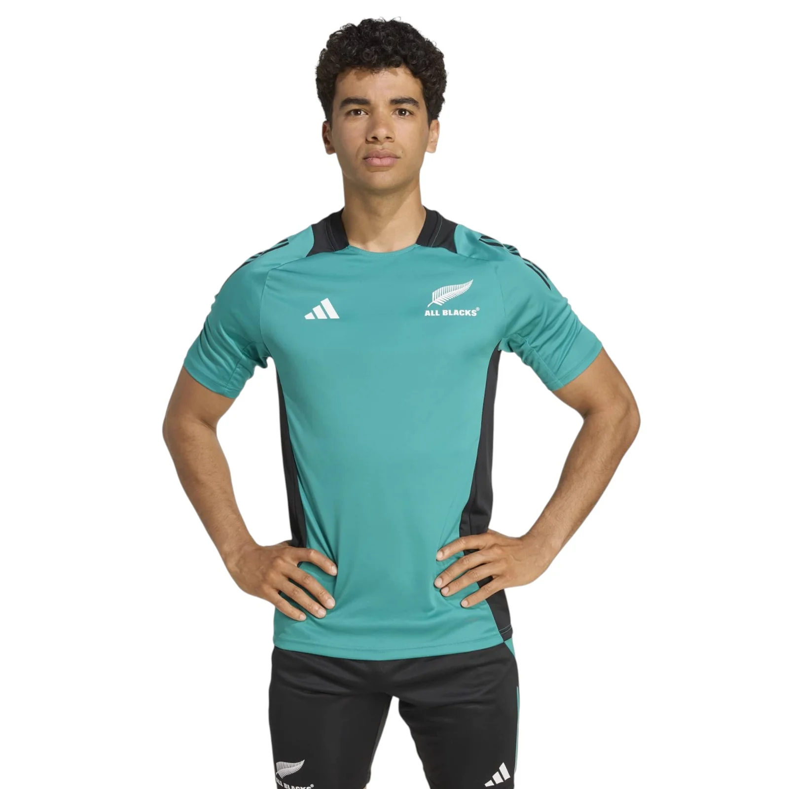 adidas All Blacks Rugby Mens Lightweight Performance T-Shirt