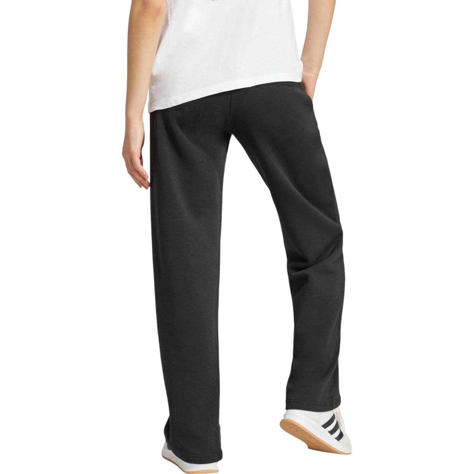 adidas Open Hem Womens Mid-Rise Fleece Training Pant