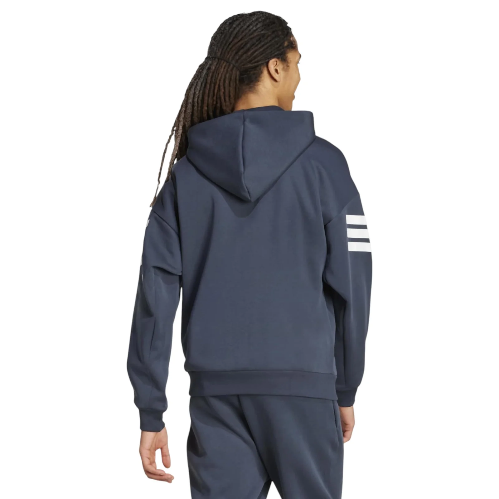 adidas Future Icons 3-Stripes Mens Full-Zip Hoodie
