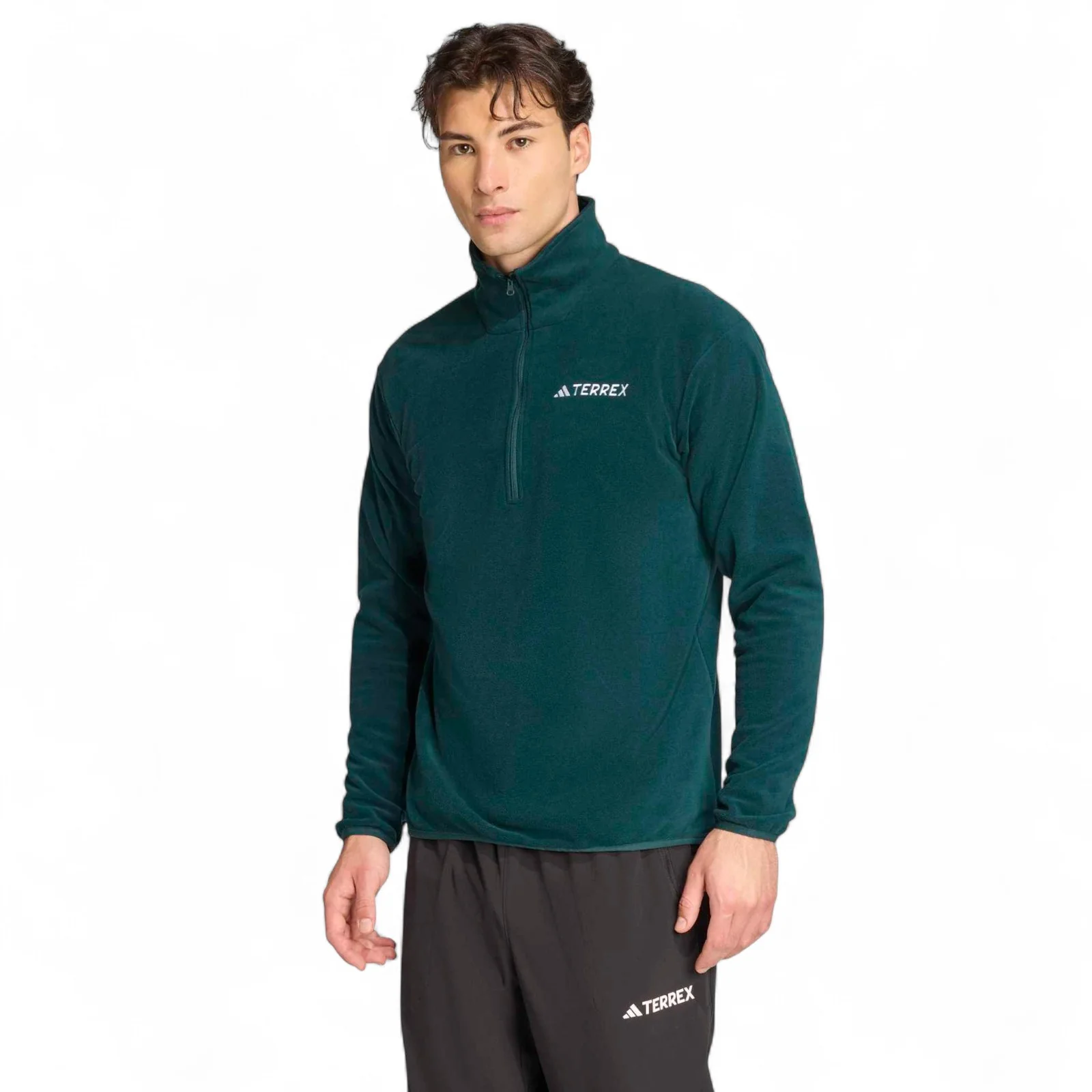 adidas Multi Essentials Mens Half-Zip Fleece Jacket