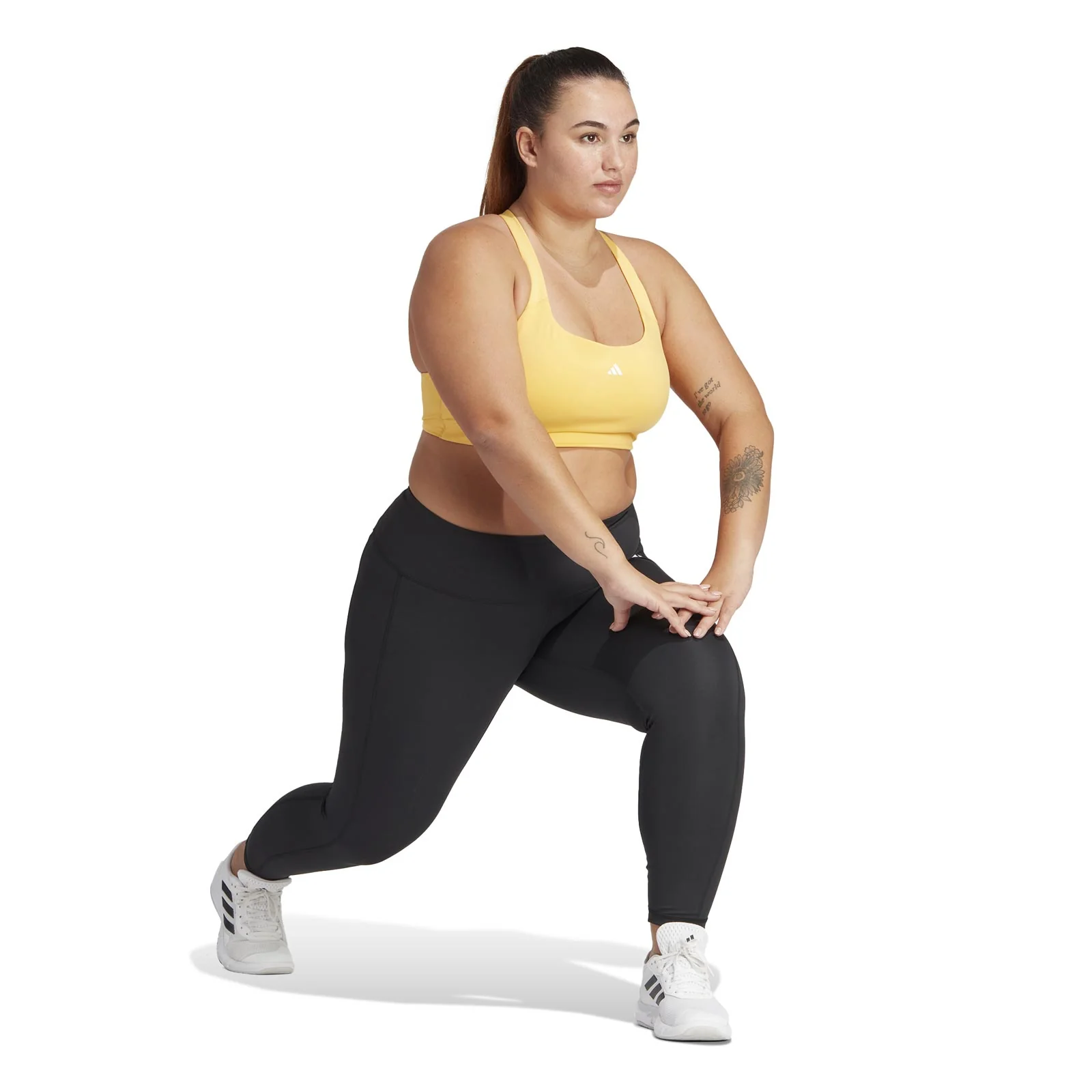 2702-adidas-optime-full-length-plus-size-womens-tights-5.webp adidas Optime Full-Length Plus-Size Womens Tights