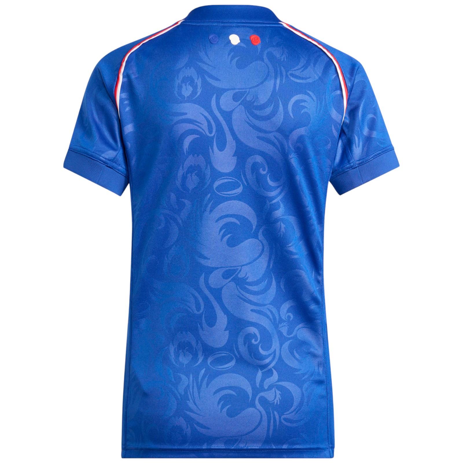 adidas France Rugby WRWC2 2025/26 Womens Home Replica Jersey
