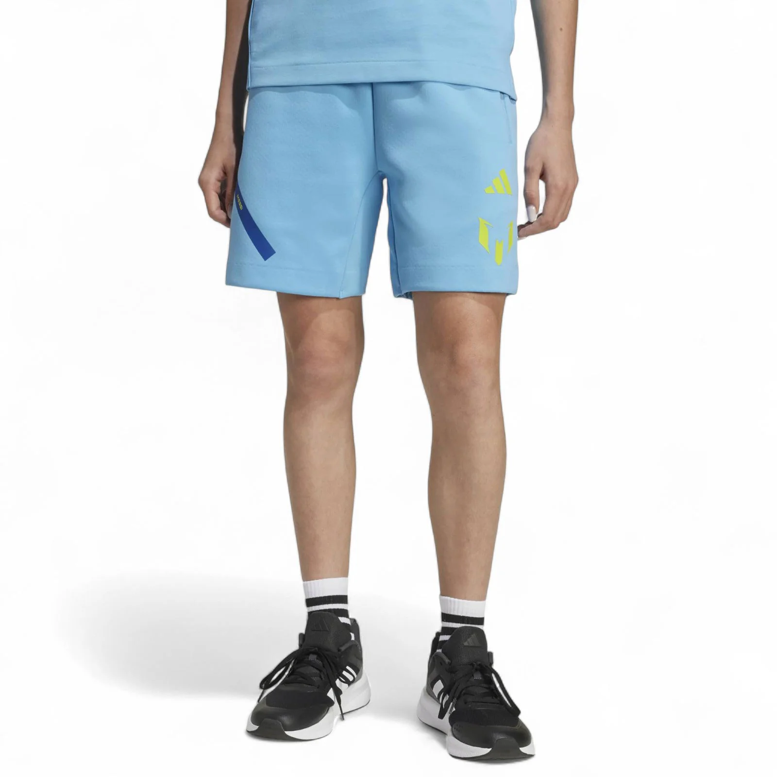 adidas Boys MESSI ZNE Shorts Blue