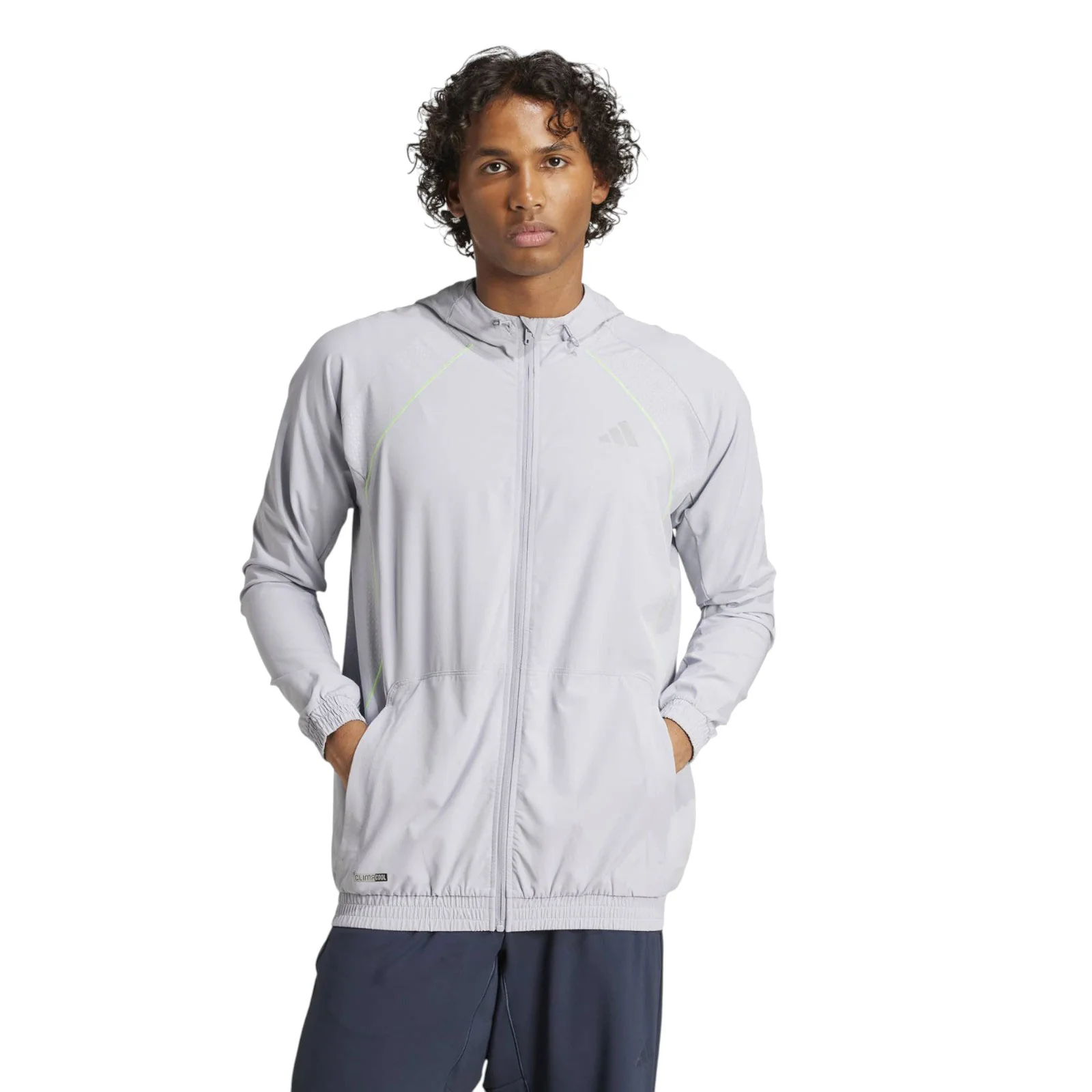 adidas Tech Apparel Mens Full-Zip Hooded Tracktop