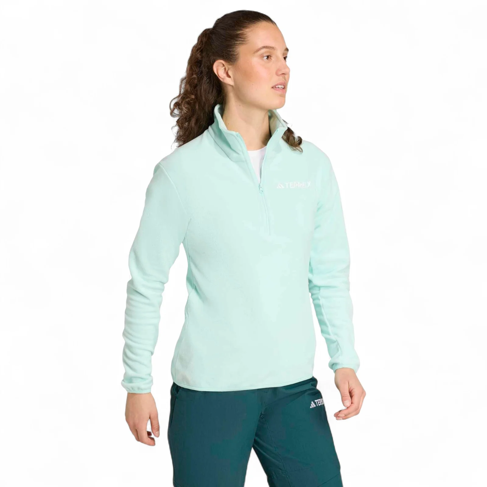 adidas Multi Essentials Womens Half-Zip Fleece Jacket