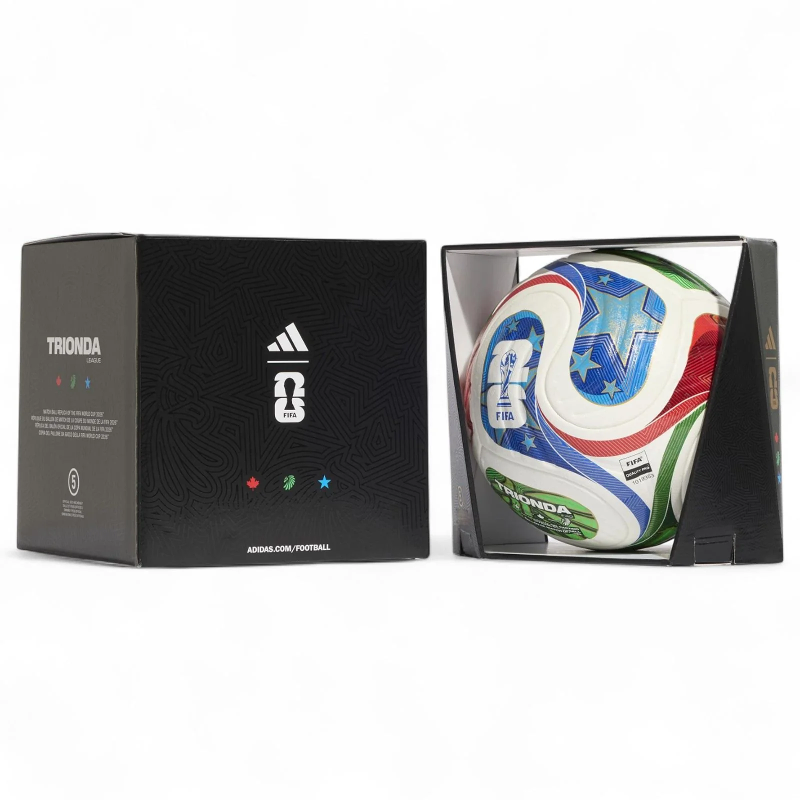 adidas World Cup 2026 League Boxed Football - Size 5