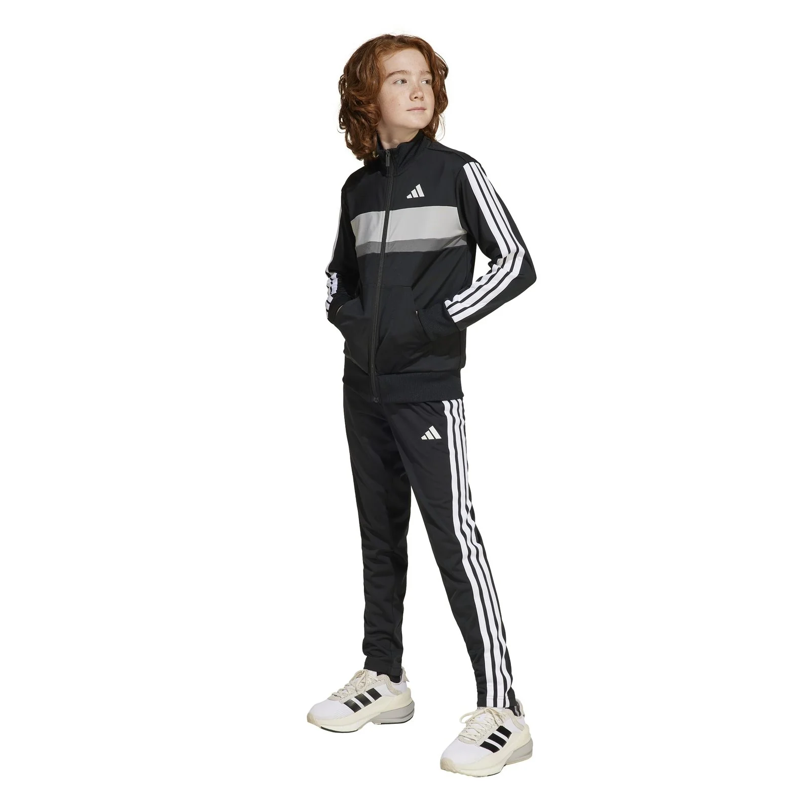 adidas J 3S TIBERIO TS Boy TrackSuit Blk