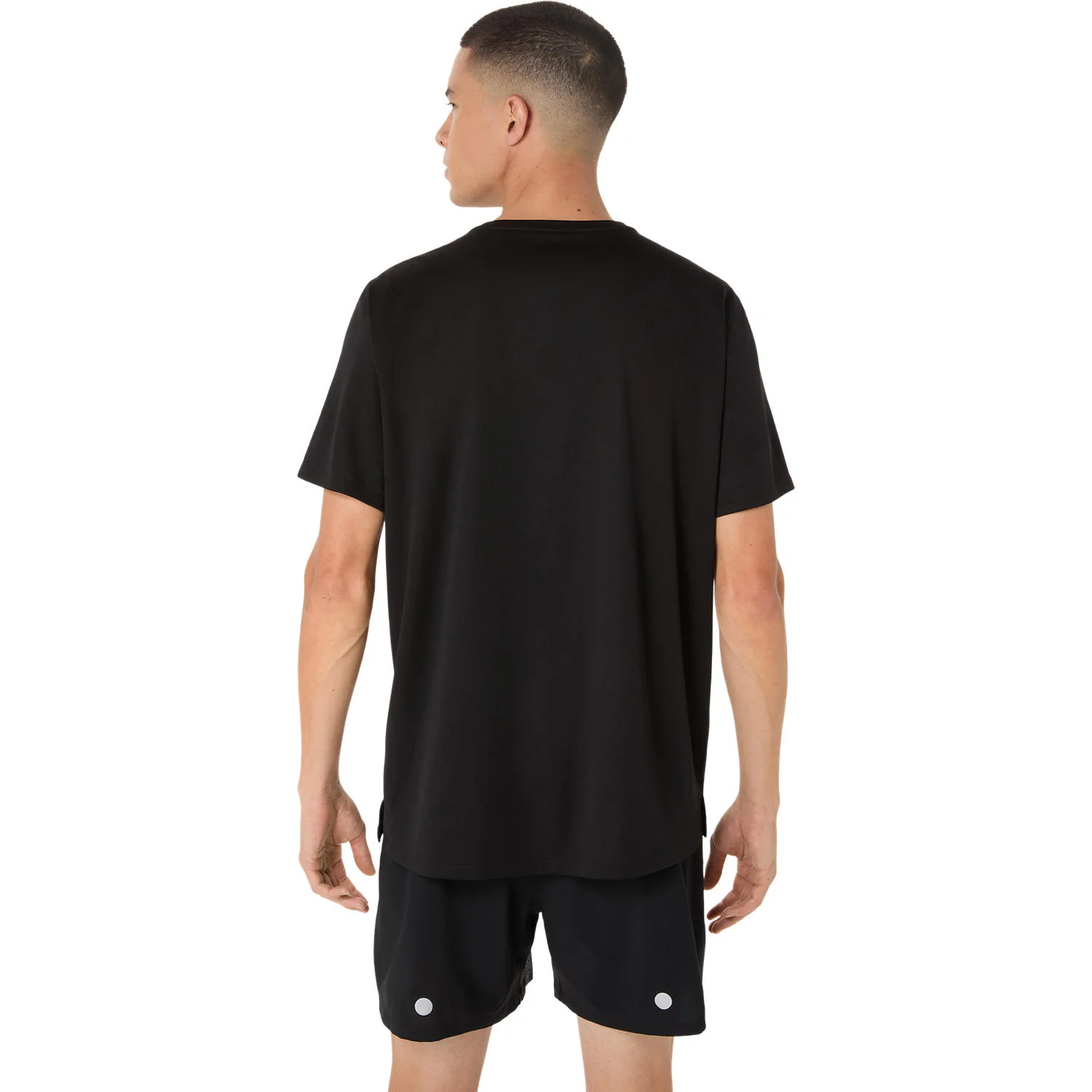 Asics Fujitrail Logo Mens Short Sleeve Top Black