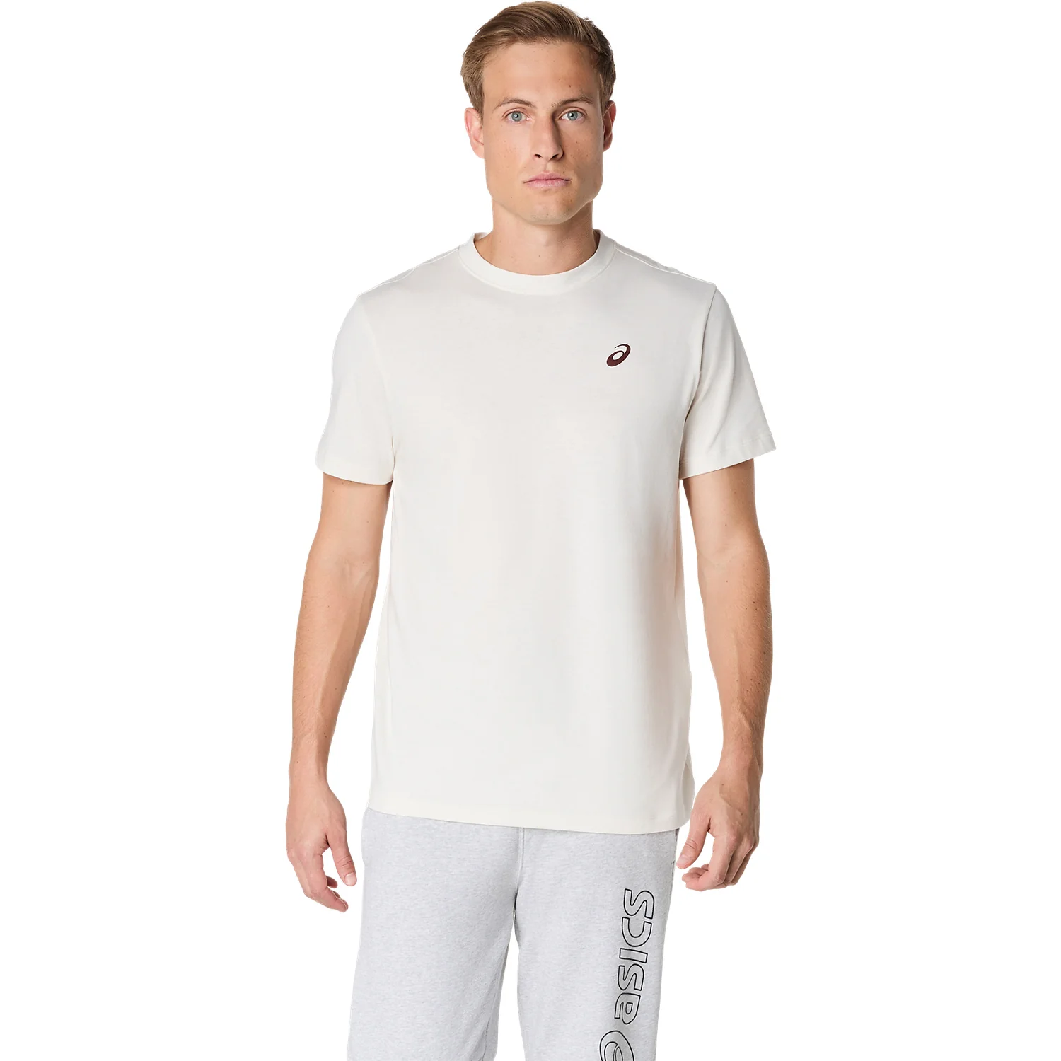 Asics Road Graphic Retro Mens Tee White