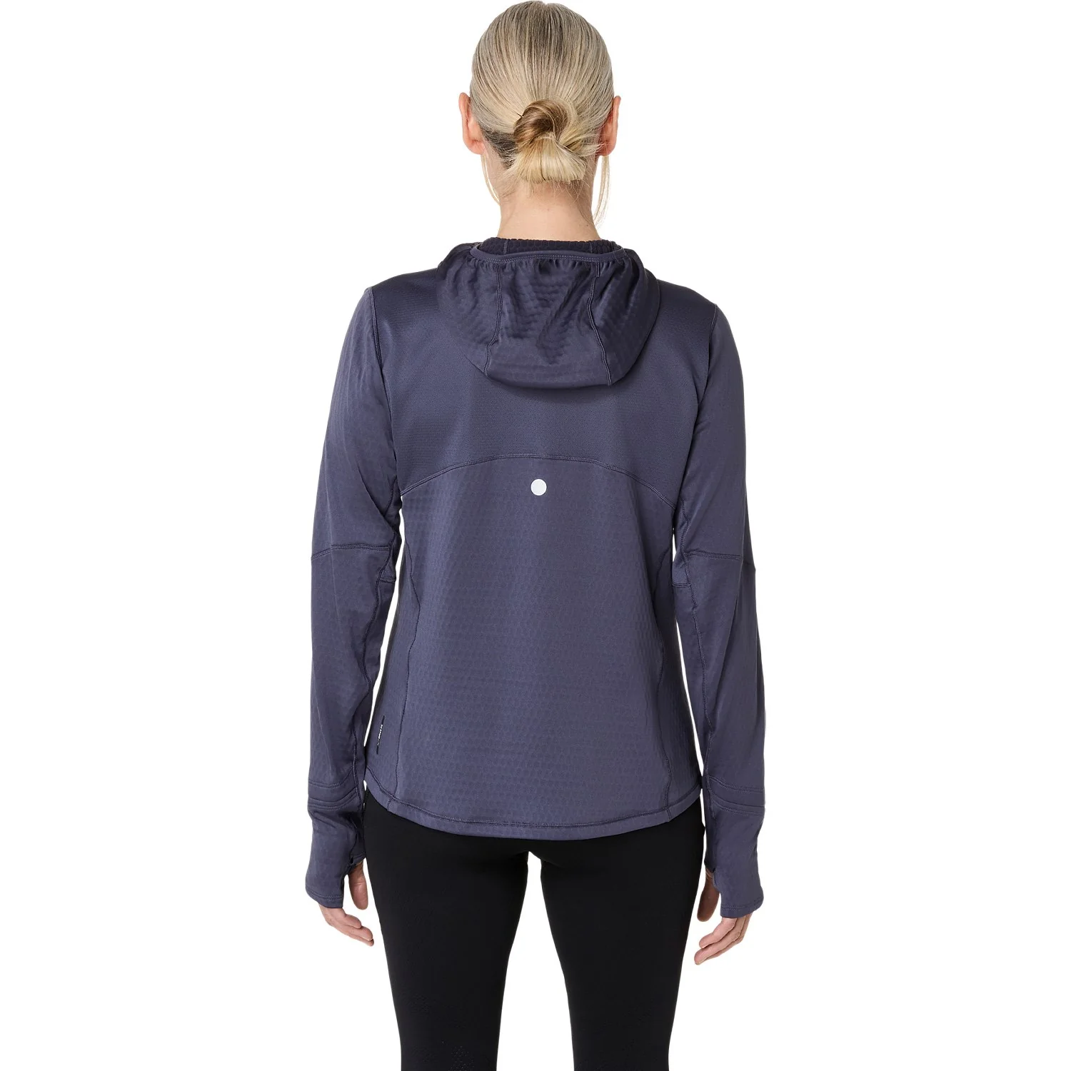 Asics Road Winter Womens Long Sleeve Hoodie Navy