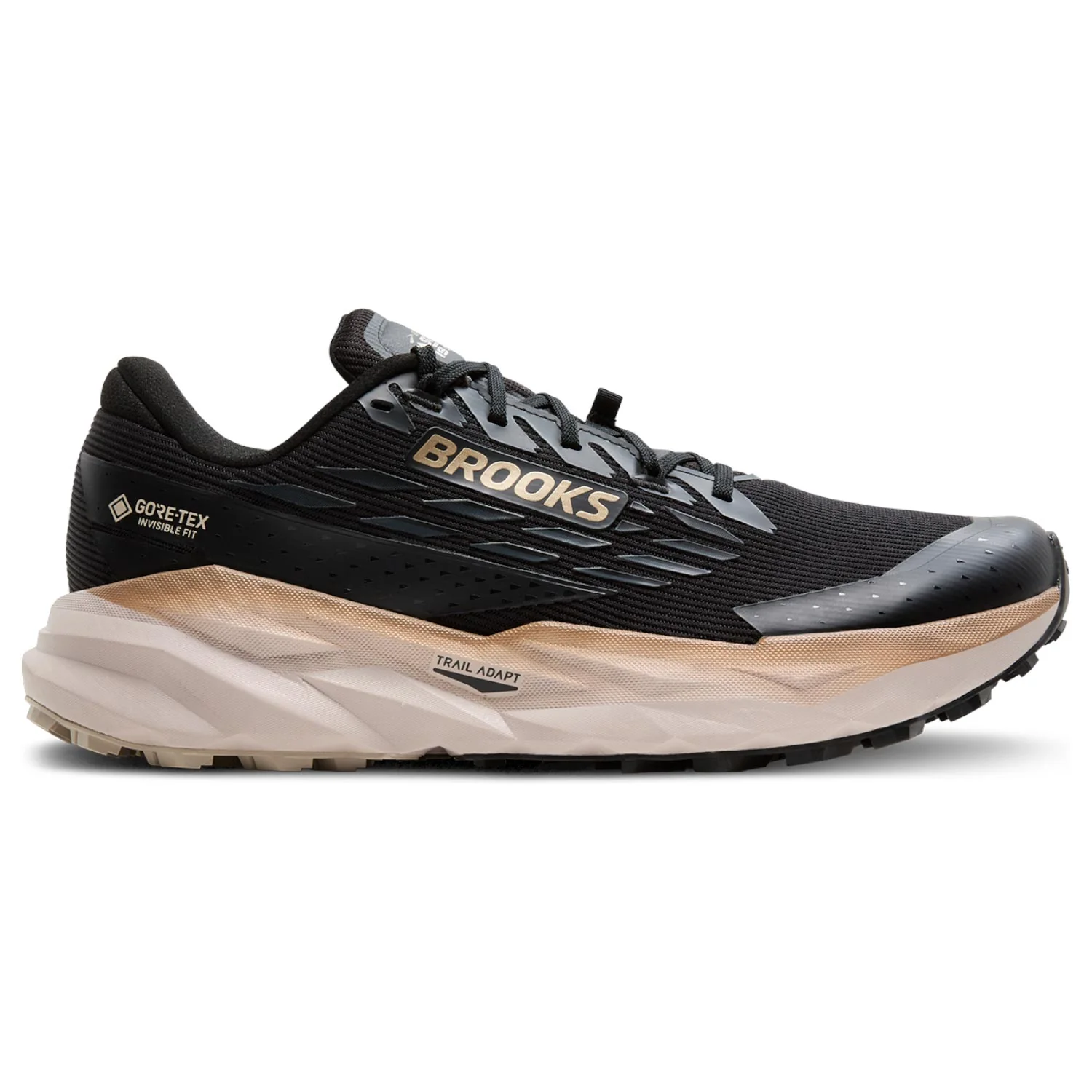 Brooks Mens Cascadia 19 GTX Black