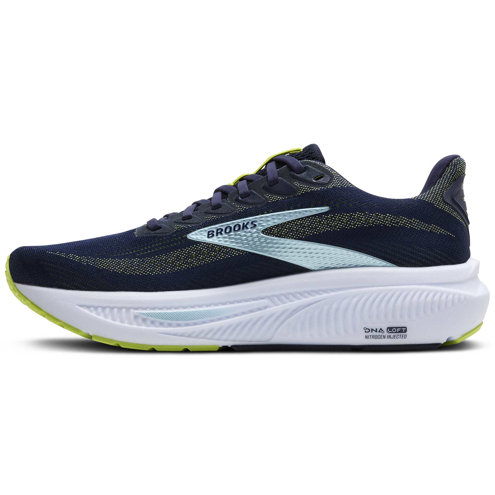 Brooks Mens Ghost 17 Wide Fit Blue